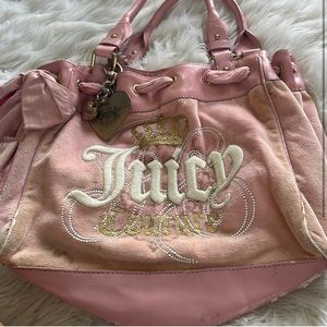 Vintage y2k juicy couture bag pink